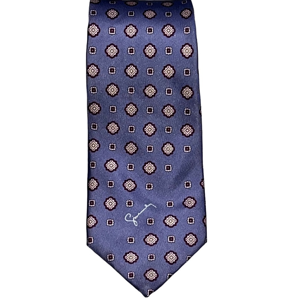 Vintage Givenchy Printed Silk Neck Tie